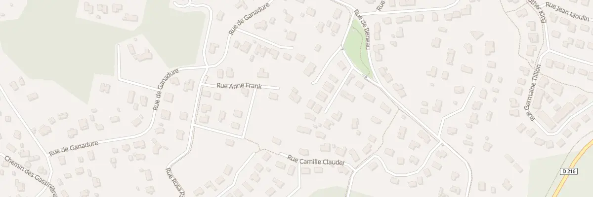 Plan du 30B Rue de Beneau à Mios