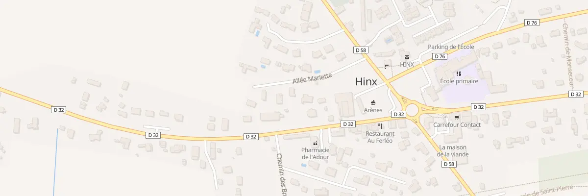 Plan du 3 All Mariette à Hinx