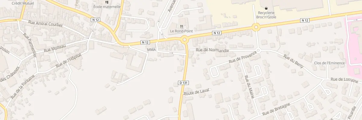 Plan du 4 Rte de Laval à Ernée