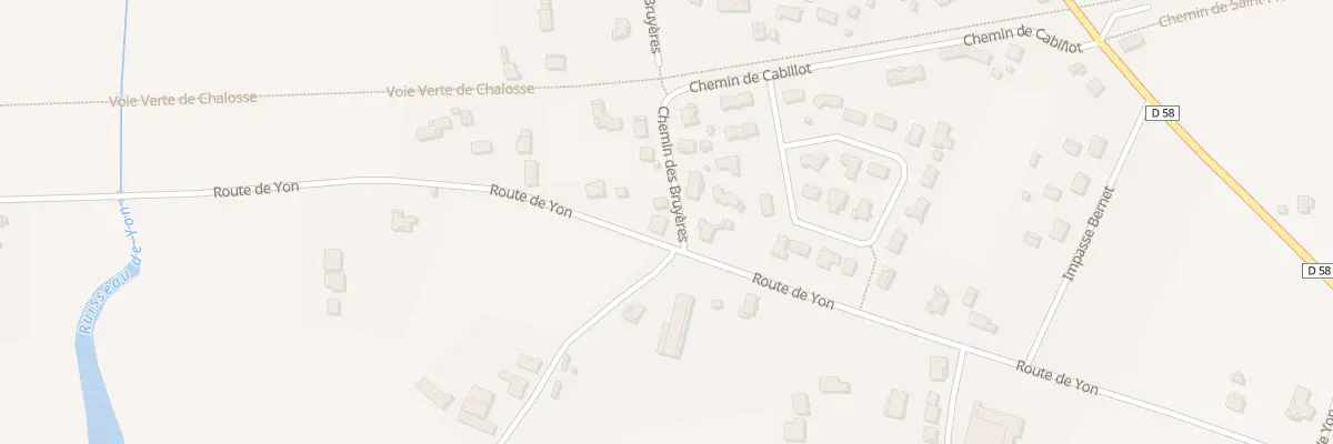 Plan du 452 Che de Cabillot à Hinx