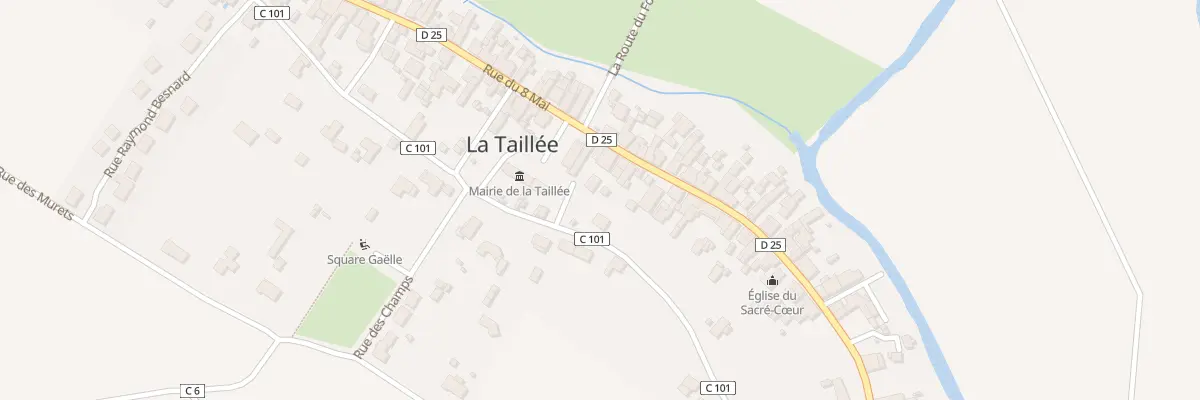 Plan du 55 Rue du Huit Mai à La Taillée
