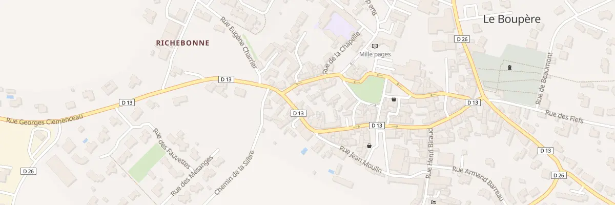 Plan du 41 Rue général de gaulle au Boupère