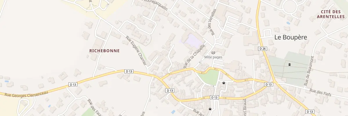 Plan du 1 Imp du Tonnelier au Boupère
