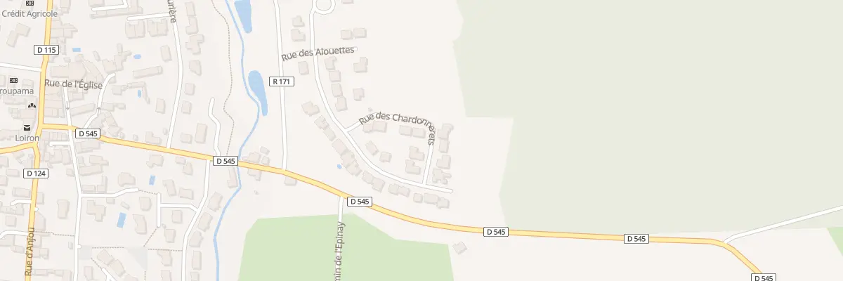 Plan du 5 Rue des Chardonnerets à Loiron-Ruillé