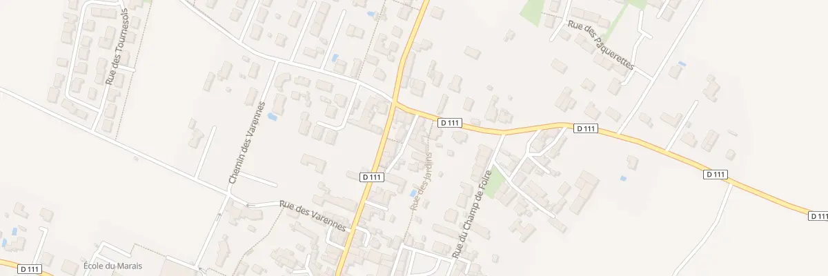 Plan du 5394 Rue des Fleurs à Ciré-d’Aunis