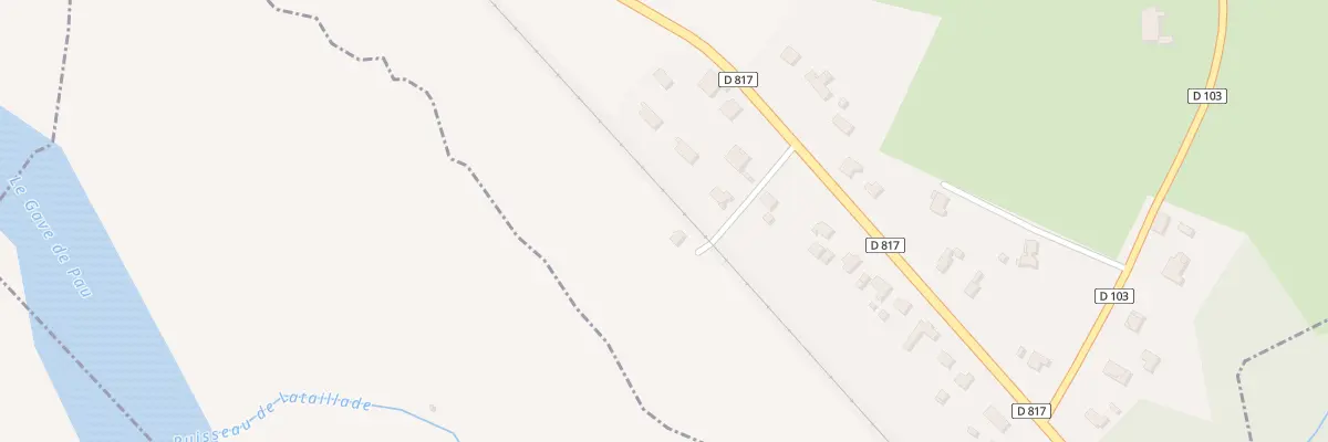 Plan du 329 Rte de l’Océan à Habas
