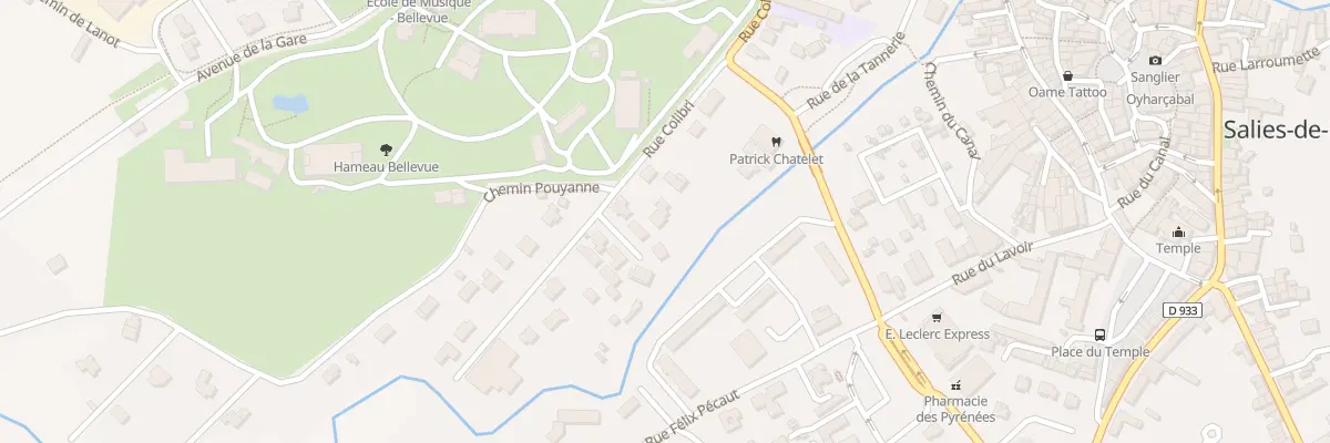 Plan du 19 Rue Colibri à Salies-de-Béarn