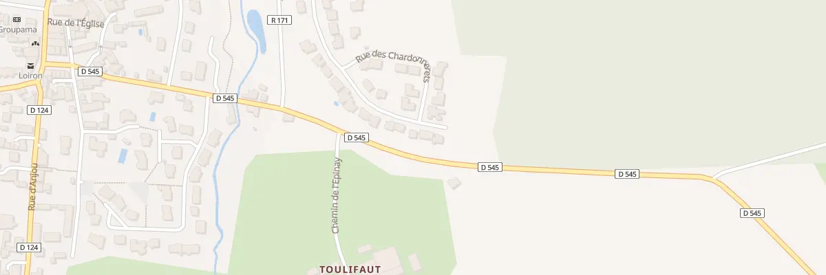 Plan du 2 Imp des Mésanges à Loiron-Ruillé