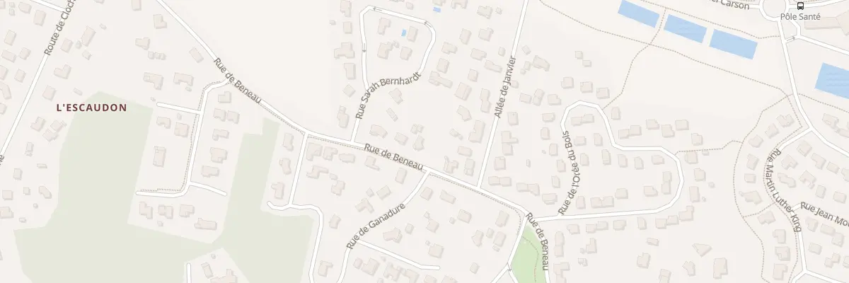 Plan du 58 Rue de Beneau à Mios