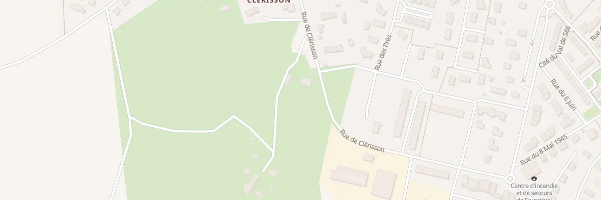 Plan du 5 Rue de Clerisson - Sourdeval à Sourdeval