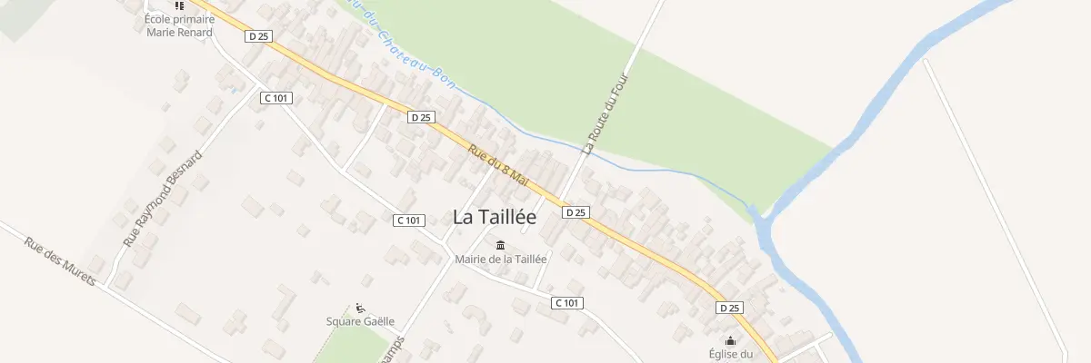 Plan du 84 Rue du Huit Mai à La Taillée