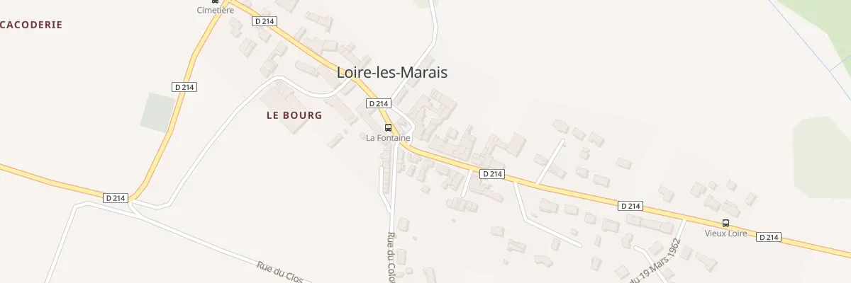 Plan du 61 Rue du Marquis de Sérigny à Loire-les-Marais