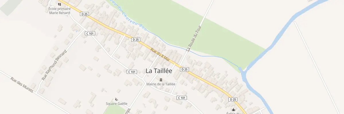 Plan du 86 Rue du Huit Mai à La Taillée