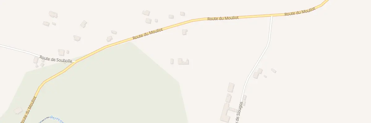 Plan du 1213 Rte du Mouliot à Goos