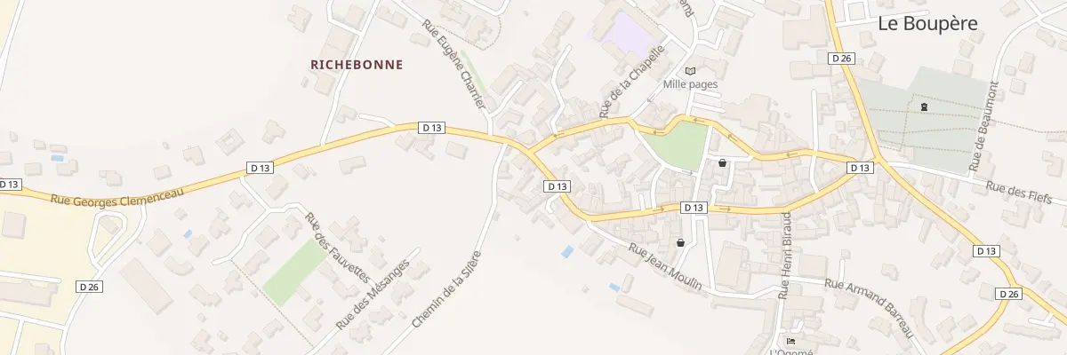 Plan du 66 Rue général de gaulle au Boupère