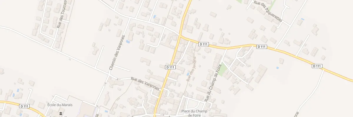 Plan du 50 Grande Rue à Ciré-d’Aunis