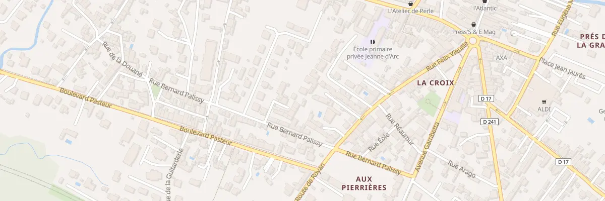 Plan du 16T Rue Bernard Palissy à Saujon