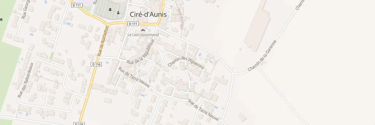 Plan du 3 Rue des Flamands à Ciré-d’Aunis