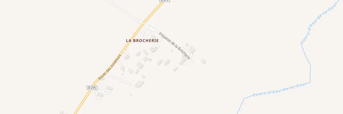 Plan du 102 Imp de la Brocherie - Coulonce à Vire Normandie