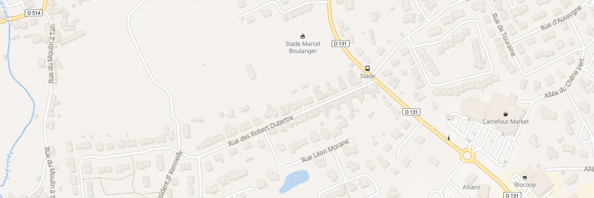 Plan du 21 Rue Robert Dutertre à Ernée