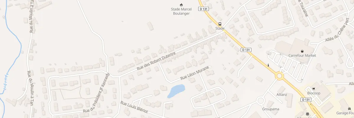 Plan du 30 Rue Robert Dutertre à Ernée