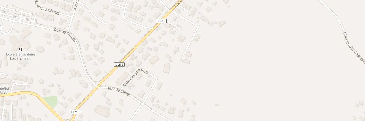 Plan du 30D Rue des Navarries à Mios