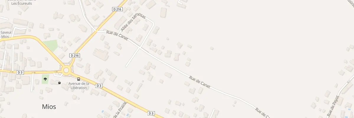 Plan du 11B Rue de Canet à Mios