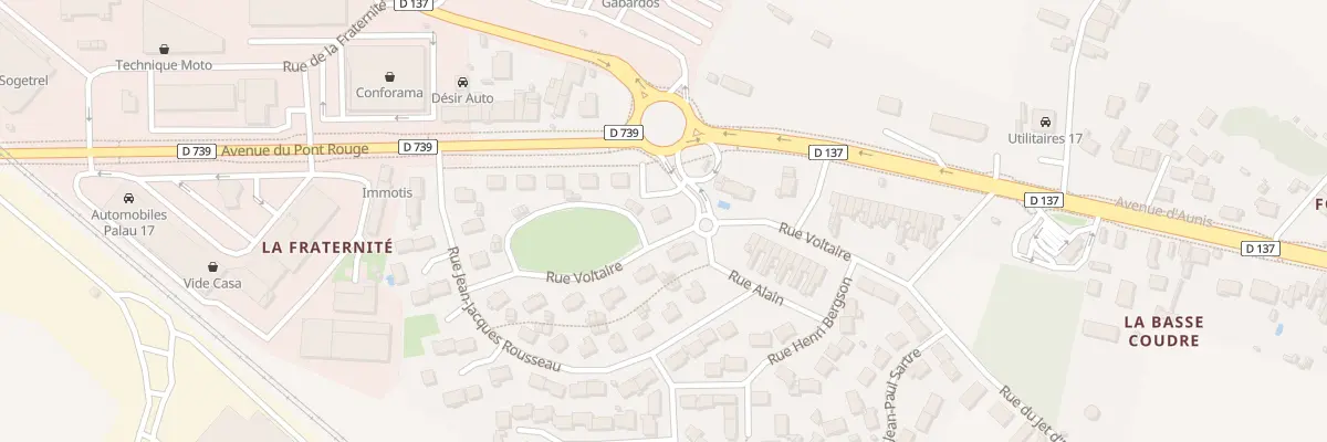 Plan du 8 Rue Voltaire à Tonnay-Charente