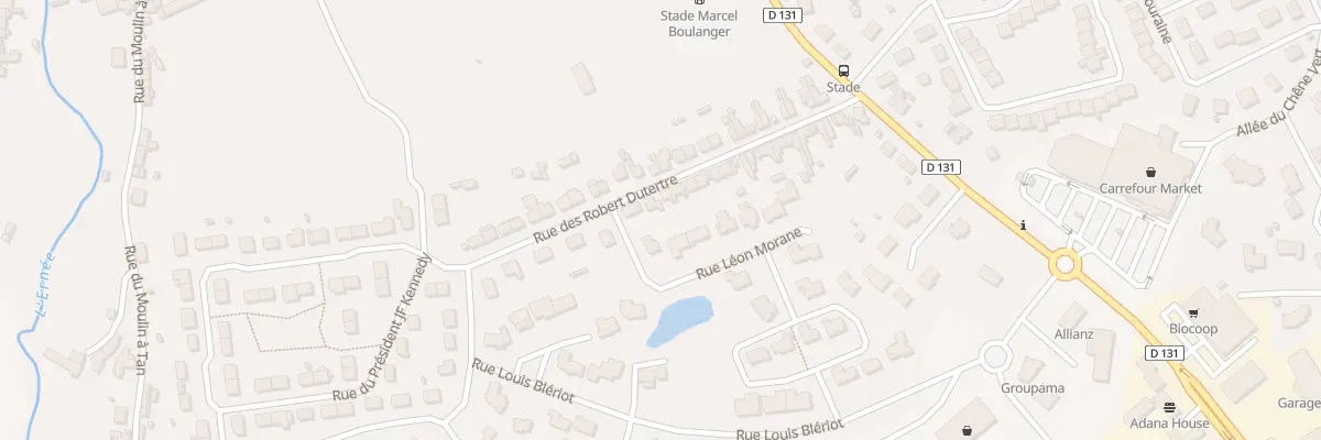 Plan du 34 Rue Robert Dutertre à Ernée