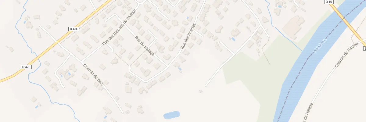 Plan du 34 Rue des Prairies à Pontonx-sur-l’Adour