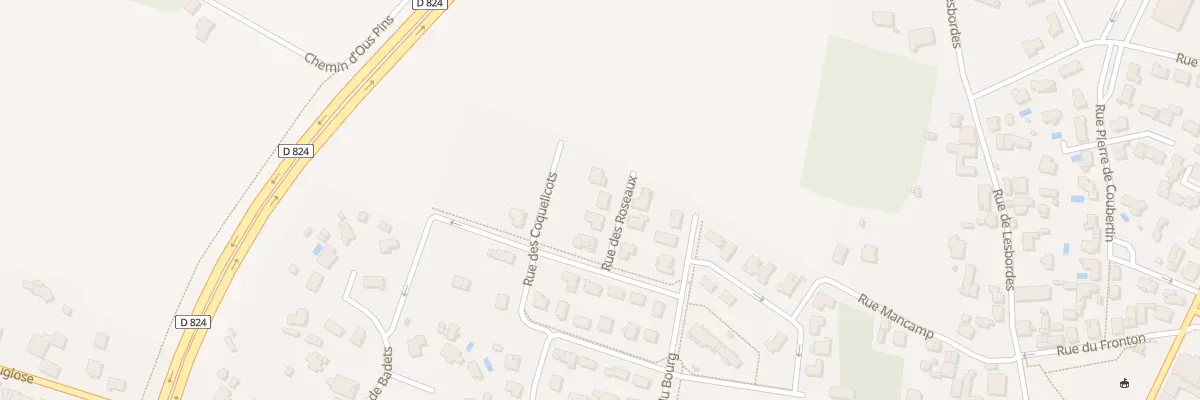 Plan du 29 Rue des Roseaux à Pontonx-sur-l’Adour