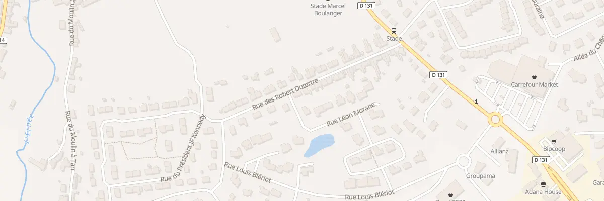Plan du 36 Rue Robert Dutertre à Ernée