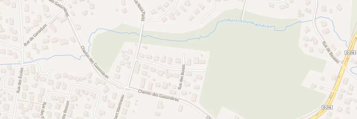 Plan du 17 Rue des Chanterelles à Mios