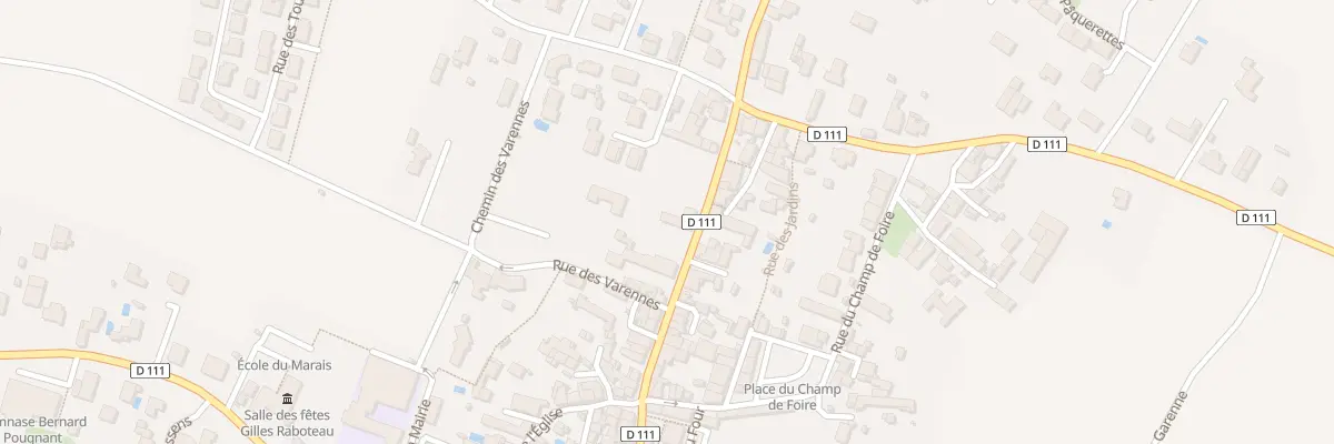 Plan du 49 Grande Rue à Ciré-d’Aunis