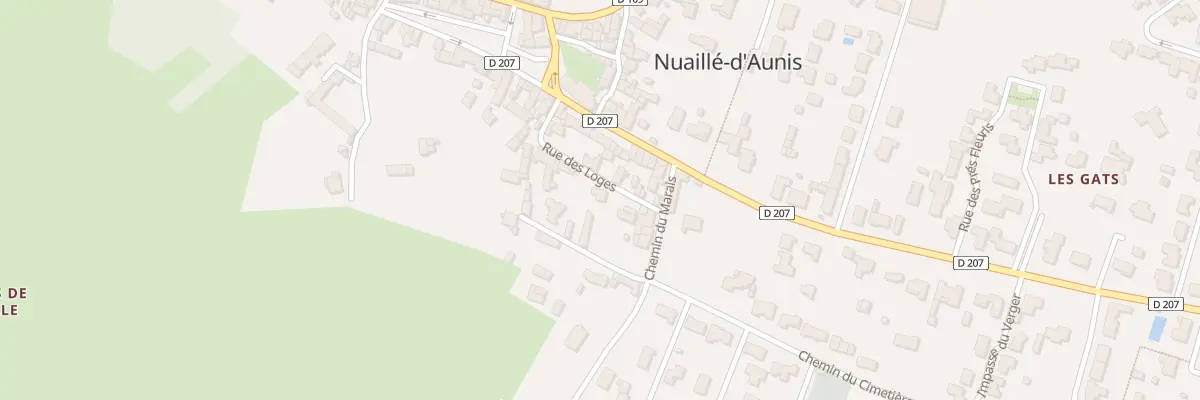 Plan du 12 Rue des Loges à Nuaillé-d’Aunis