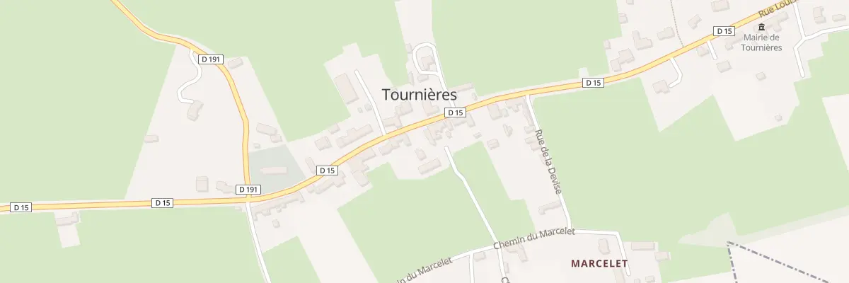 Plan du 206 Rue Louise Boscher à Tournières