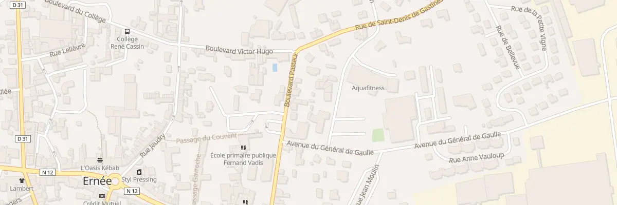 Plan du 26T Bd Pasteur à Ernée
