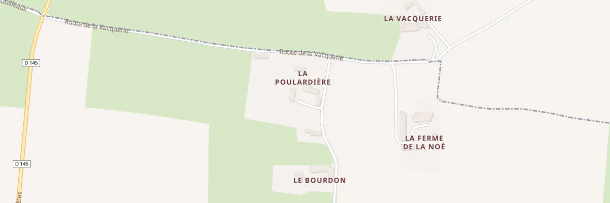 Plan du 5087 La Poulardiere à Bernesq