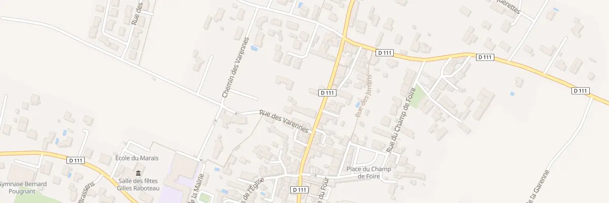 Plan du 45 Grande Rue à Ciré-d’Aunis