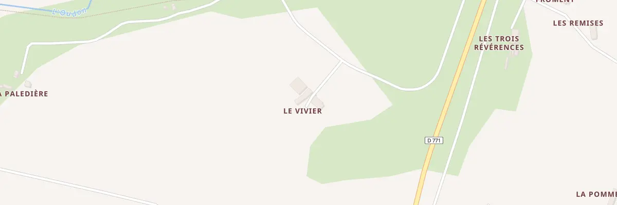 Plan du 5059 Le Vivier à La Chapelle-Craonnaise