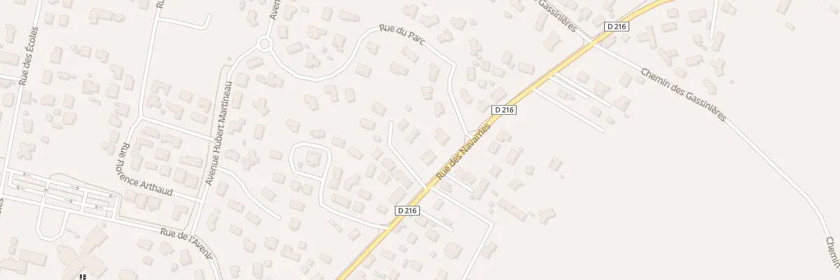 Plan du 33 Rue des Navarries à Mios