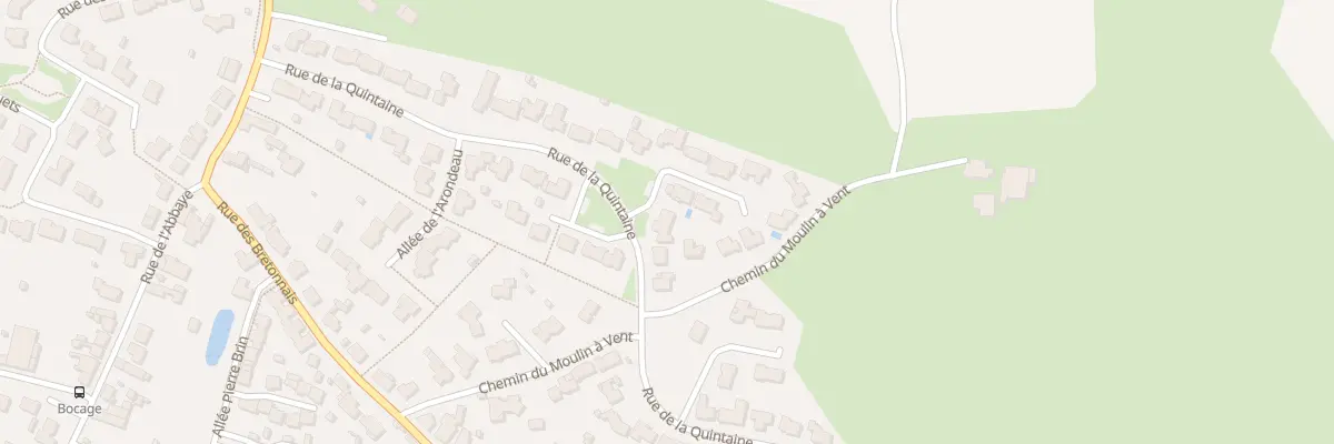 Plan du 2 All du Beuvron à Bégrolles-en-Mauges