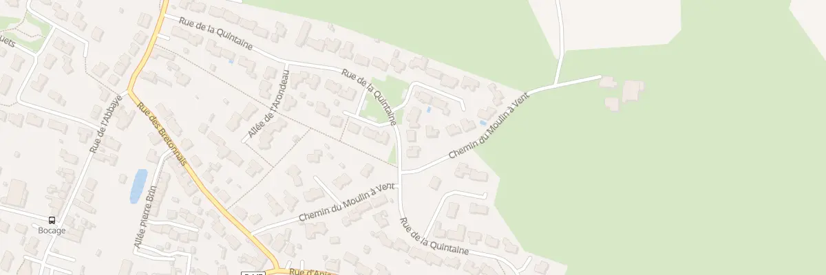 Plan du 22 Rue de la Quintaine à Bégrolles-en-Mauges