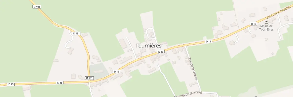 Plan du 201 Rue Louise Boscher à Tournières