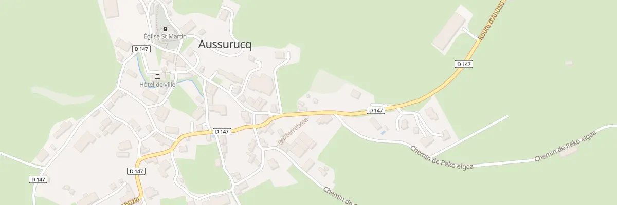 Plan du 9 Le Village à Aussurucq