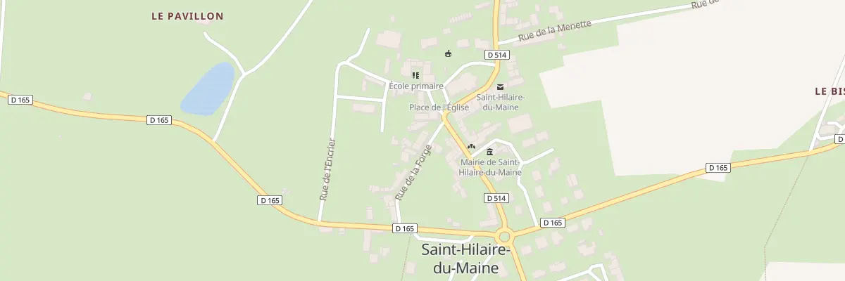 Plan du 11 Rue de la Forge à Saint-Hilaire-du-Maine