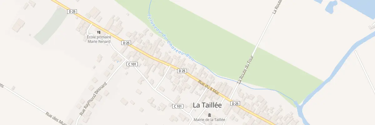 Plan du 104 Rue du Huit Mai à La Taillée