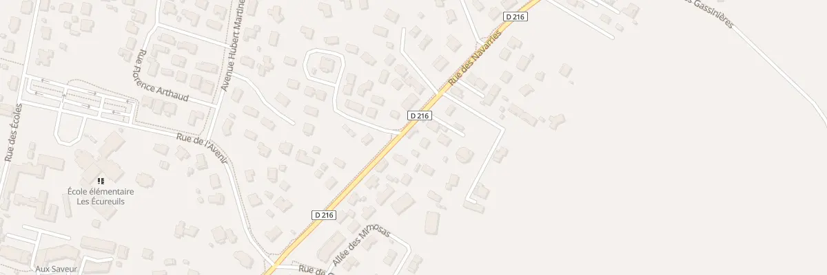 Plan du 24 Rue des Navarries à Mios