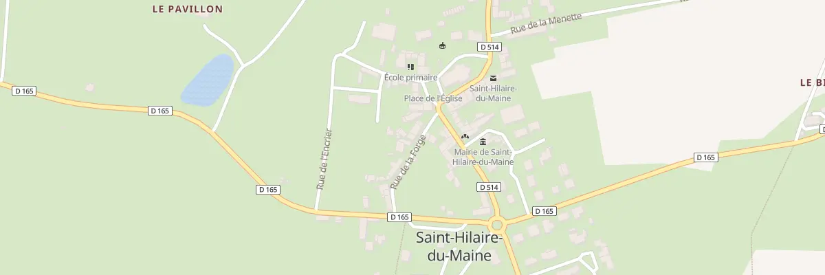 Plan du 13 Rue de la Forge à Saint-Hilaire-du-Maine