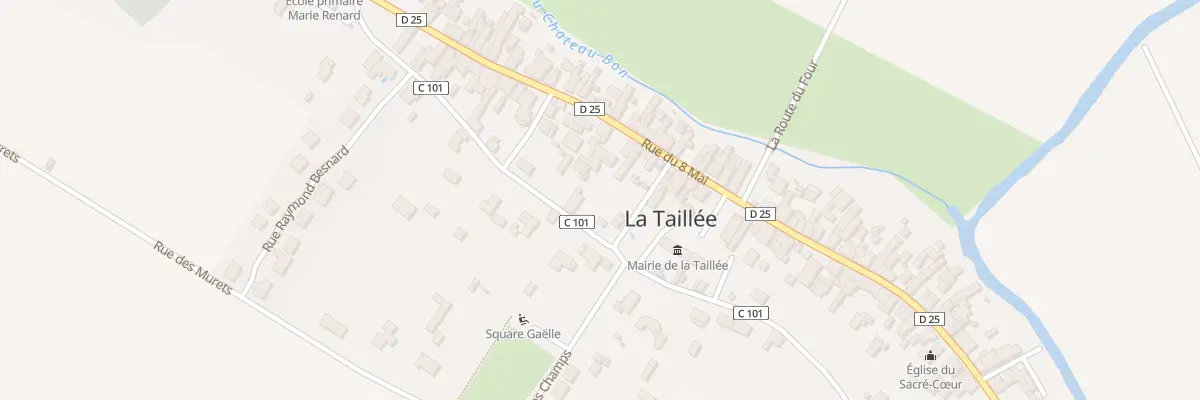 Plan du 77 Rue du Huit Mai à La Taillée